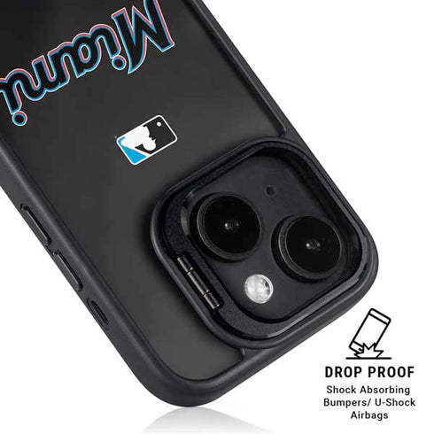 MLB Miami Marlins Jersey Alternate iPhone 15 Plus Kickstand Case