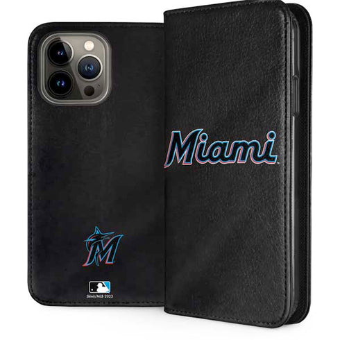 MLB Miami Marlins Jersey Alternate iPhone 15 Pro Max Folio Case