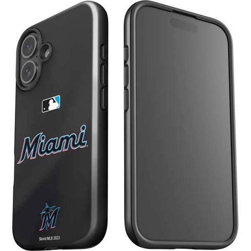 MLB Miami Marlins Jersey Alternate iPhone 16 Plus Impact Case