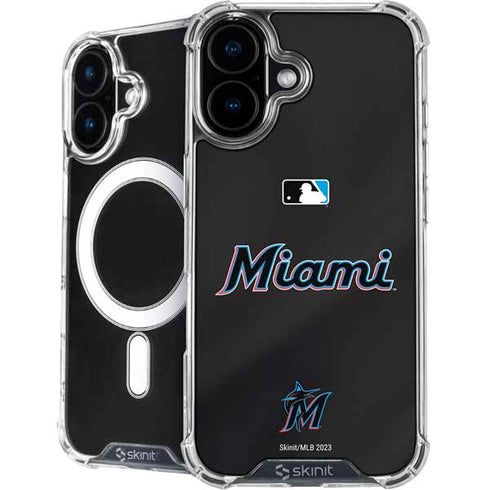 MLB Miami Marlins Jersey Alternate iPhone 16 Plus MagSafe Case