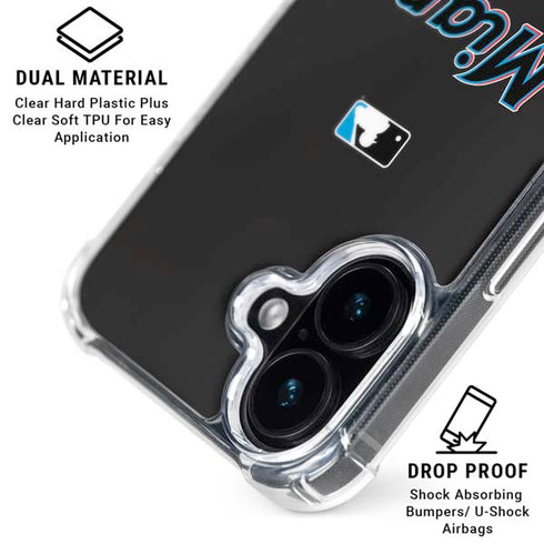 MLB Miami Marlins Jersey Alternate iPhone 16 Plus MagSafe Case