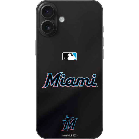 MLB Miami Marlins Jersey Alternate iPhone 16 Plus Skin