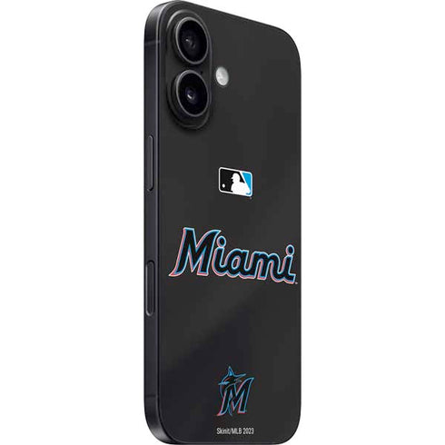 MLB Miami Marlins Jersey Alternate iPhone 16 Plus Skin