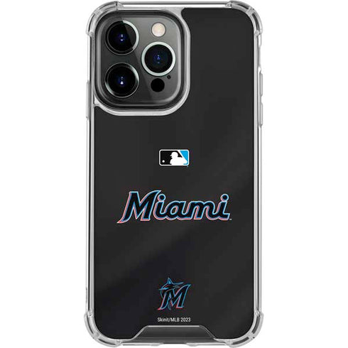 MLB Miami Marlins Jersey Alternate iPhone 16 Pro Clear Case