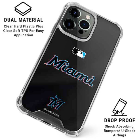 MLB Miami Marlins Jersey Alternate iPhone 16 Pro Clear Case
