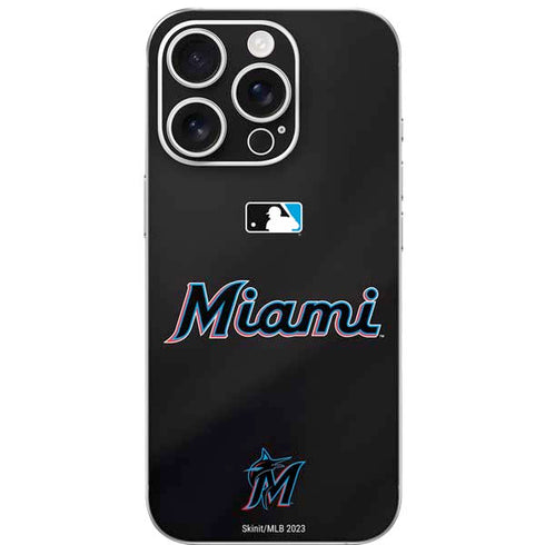 MLB Miami Marlins Jersey Alternate iPhone 16 Pro Skin