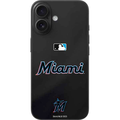 MLB Miami Marlins Jersey Alternate iPhone 16 Skin