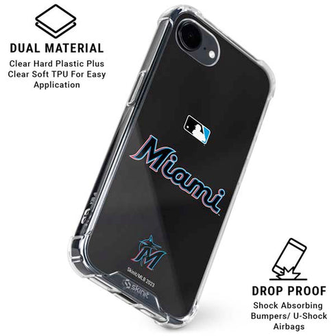 MLB Miami Marlins Jersey Alternate iPhone 16e Clear Case
