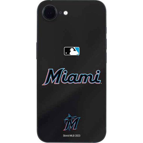 MLB Miami Marlins Jersey Alternate iPhone 16e Skin