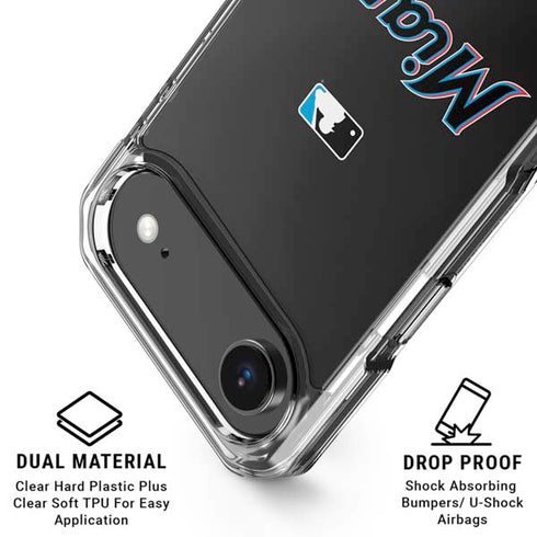 MLB Miami Marlins Jersey Alternate iPhone 17 Air Clear Case