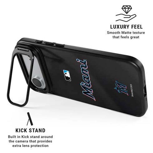 MLB Miami Marlins Jersey Alternate iPhone 17 Air Kickstand Case
