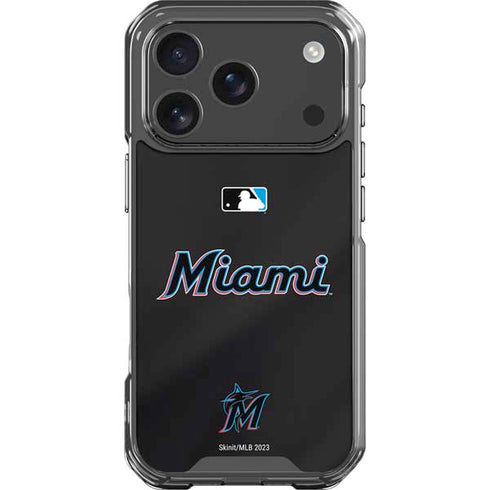 MLB Miami Marlins Jersey Alternate iPhone 17 Pro Clear Case