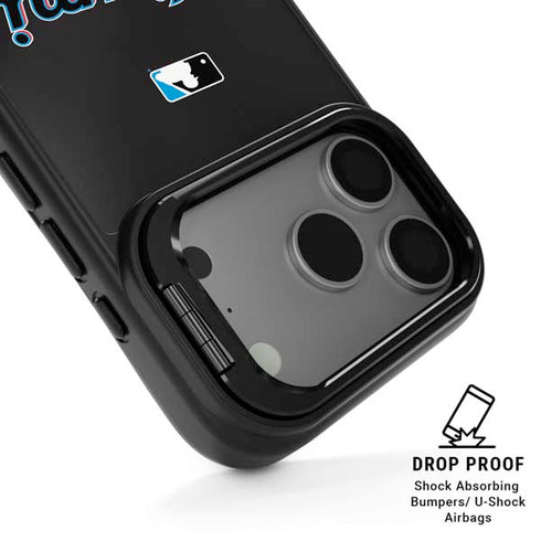 MLB Miami Marlins Jersey Alternate iPhone 17 Pro Kickstand Case