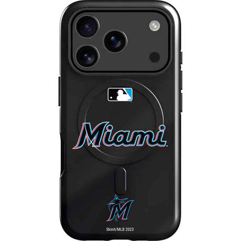 MLB Miami Marlins Jersey Alternate iPhone 17 Pro Magsafe Impact Case