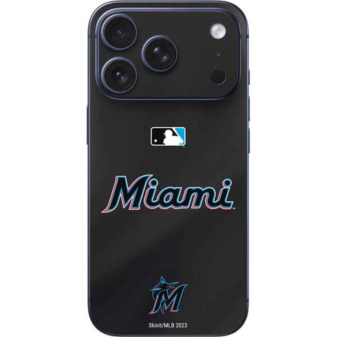 MLB Miami Marlins Jersey Alternate iPhone 17 Pro Max Skin