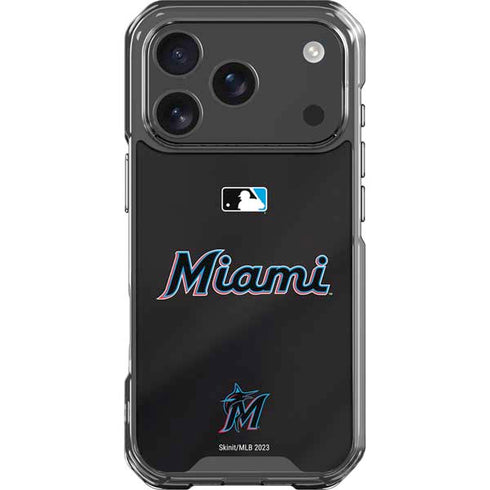 MLB Miami Marlins Jersey Alternate iPhone 18 Pro Clear Case