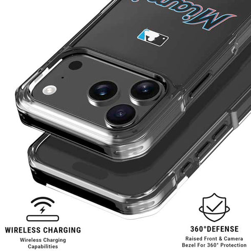 MLB Miami Marlins Jersey Alternate iPhone 18 Pro Clear Case