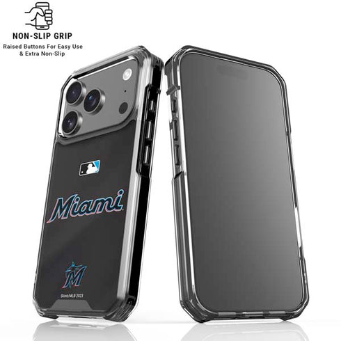 MLB Miami Marlins Jersey Alternate iPhone 18 Pro Clear Case