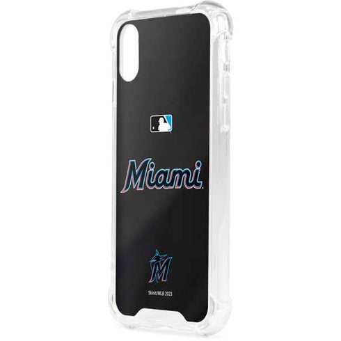 MLB Miami Marlins Jersey Alternate iPhone XS Clear Case