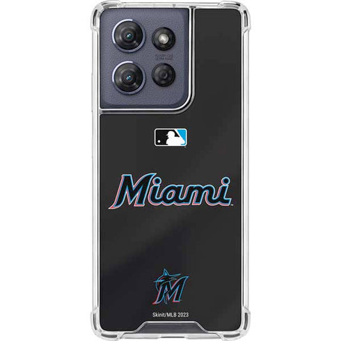 MLB Miami Marlins Jersey Alternate Moto G Play 5G (2025) Clear Case