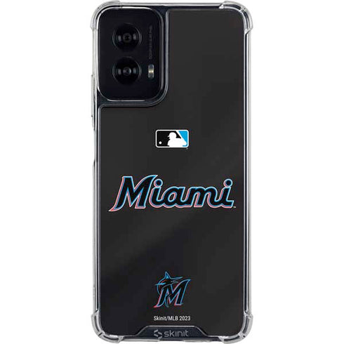 MLB Miami Marlins Jersey Alternate Moto G Power 5G (2024) Clear Case