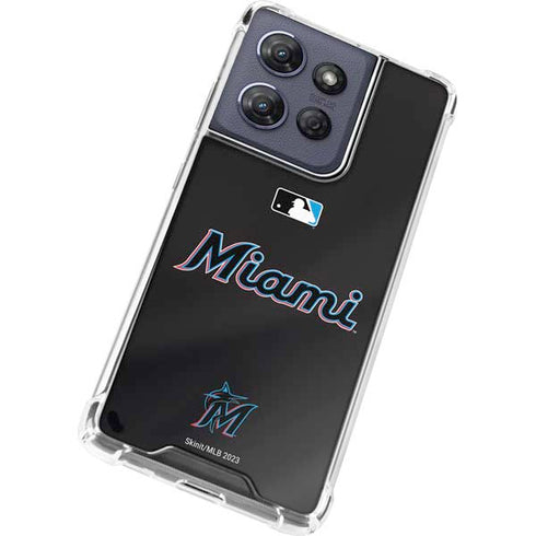 MLB Miami Marlins Jersey Alternate Moto G Power 5G (2025) Clear Case
