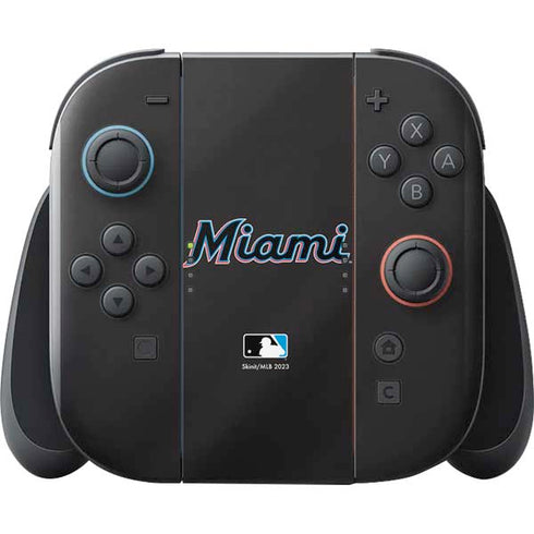 MLB Miami Marlins Jersey Alternate Nintendo Switch 2 (2025) with Joy-Con Skin