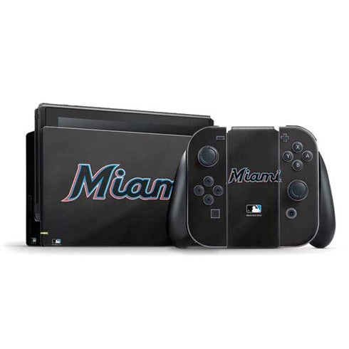MLB Miami Marlins Jersey Alternate Nintendo Skins
