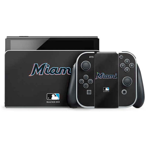 MLB Miami Marlins Jersey Alternate Nintendo Skins