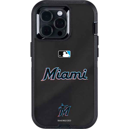 MLB Miami Marlins Jersey Alternate Otterbox Defender iPhone Skin