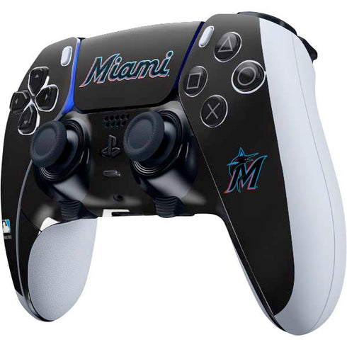 MLB Miami Marlins Jersey Alternate PS5 DualSense Edge Pro Controller Skin