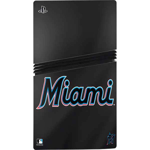 MLB Miami Marlins Jersey Alternate PS5 Pro Console Skin