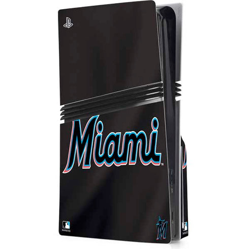 MLB Miami Marlins Jersey Alternate PS5 Pro Disk Console Skin