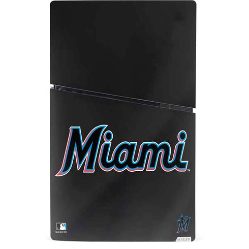 MLB Miami Marlins Jersey Alternate PS5 Slim Digital Edition Console Skin