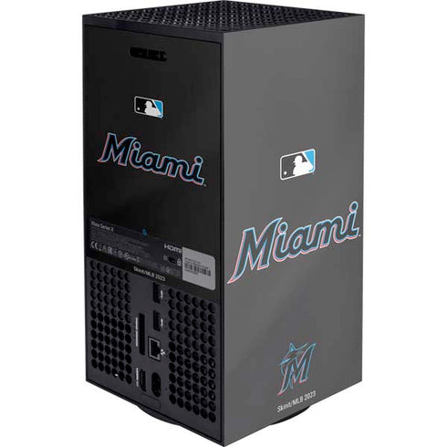 MLB Miami Marlins Jersey Alternate XBox Series X Digital Edition Console Skin