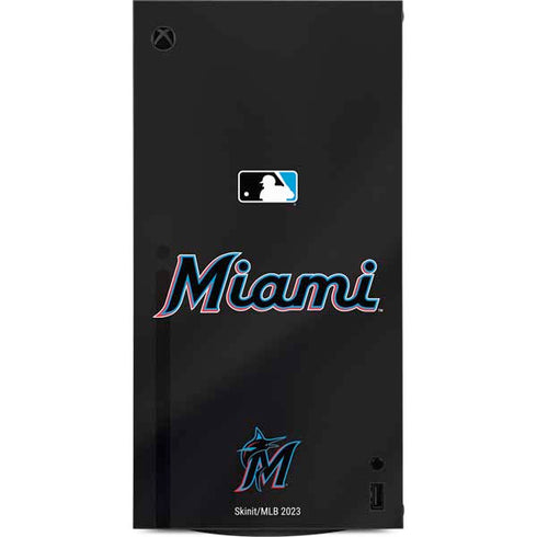MLB Miami Marlins Jersey Alternate XBox Series X Digital Edition Console Skin