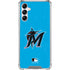 MLB Miami Marlins Solid Distressed Gabb Phone 4 Clear Case