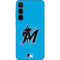 MLB Miami Marlins Solid Distressed Galaxy A35 5G Skin