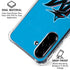 MLB Miami Marlins Solid Distressed Galaxy A36 5G Clear Case