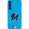 MLB Miami Marlins Solid Distressed Galaxy A55 5G Skin