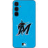MLB Miami Marlins Solid Distressed Galaxy A55 5G Skin