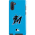 MLB Miami Marlins Solid Distressed Galaxy Cases