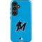 MLB Miami Marlins Solid Distressed Galaxy S25 Plus Impact Case