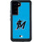 MLB Miami Marlins Solid Distressed Galaxy S24 Plus Waterproof Case