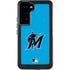 MLB Miami Marlins Solid Distressed Galaxy S24 Plus Waterproof Case