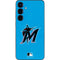 MLB Miami Marlins Solid Distressed Galaxy S24 Skin