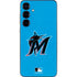 MLB Miami Marlins Solid Distressed Galaxy S25 Skin
