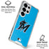 MLB Miami Marlins Solid Distressed Galaxy S25 Ultra Clear Case