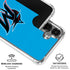 MLB Miami Marlins Solid Distressed Galaxy S26 Plus Clear Case