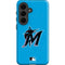 MLB Miami Marlins Solid Distressed Galaxy S26 Plus Impact Case